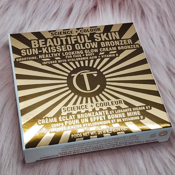 NWT Charlotte Tilbury Beautiful Skin Sun-Kissed Glow Bronzer Fair - Picture 2 of 7